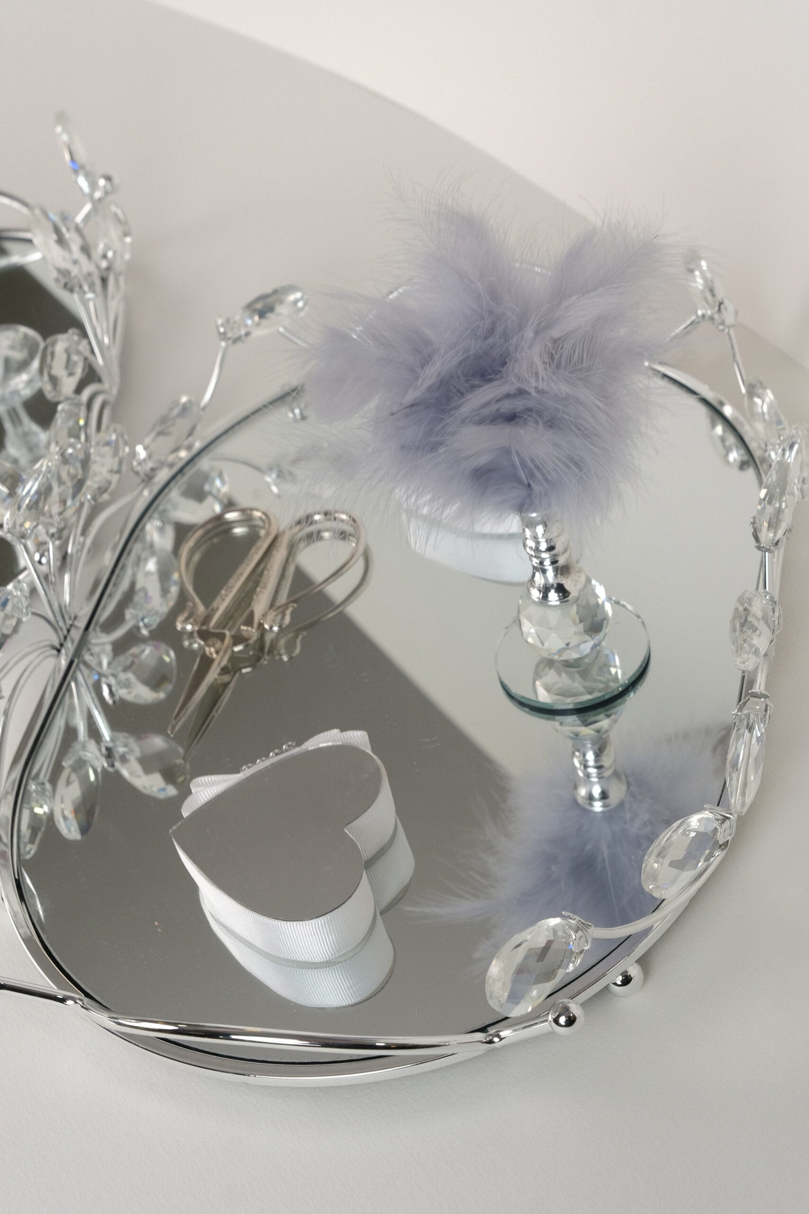 Dekoratif gümüş tepsi (007) - Görsel 3