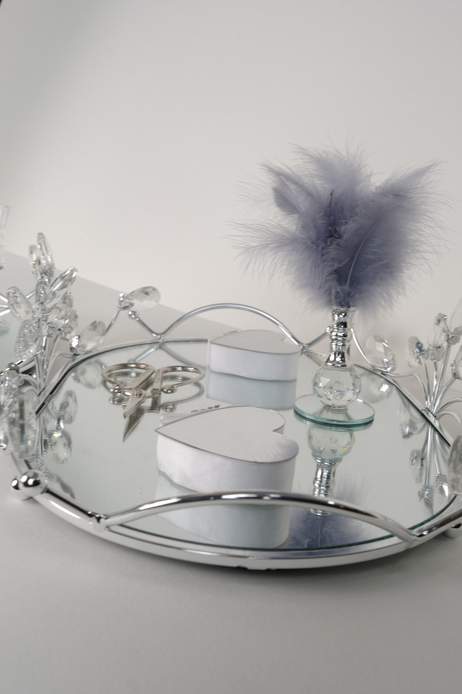 Dekoratif gümüş tepsi (007)