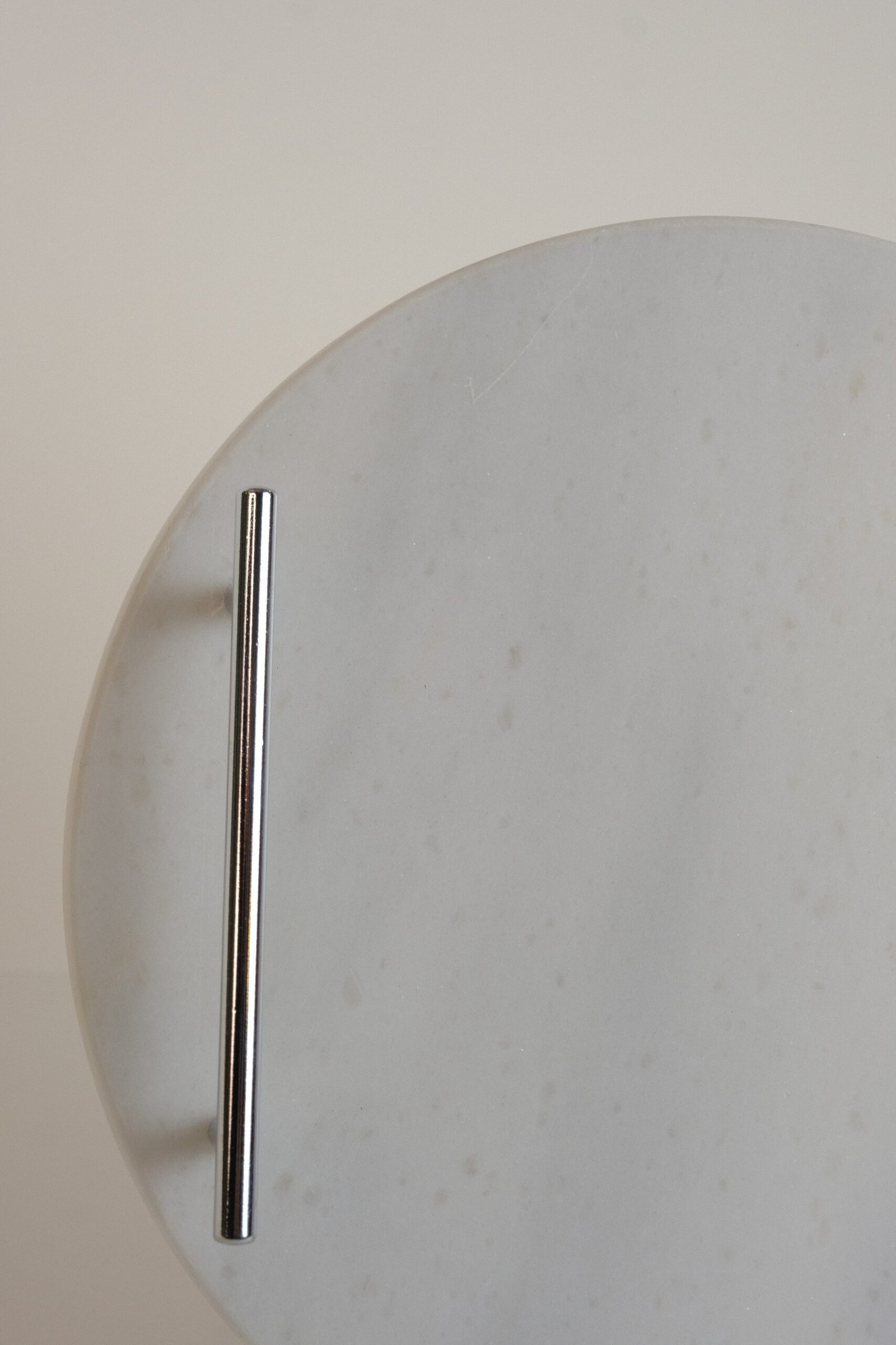 Epoksi İncili Yuvarlak Gümüş Kulp Tepsi Söz Nişan Damat Sunum Tepsisi  (005) - Görsel 2