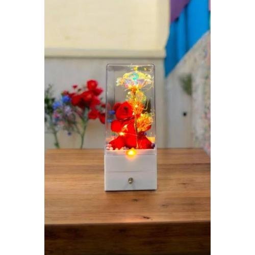 SONSUZLUK GÜLLÜ  & AYICIK SET KUTUSU