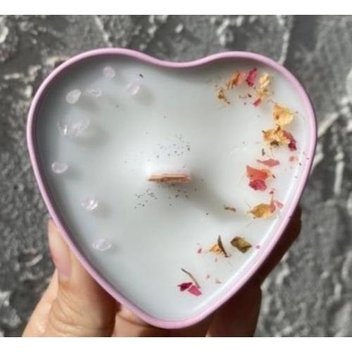 Söz nişan kına kalpli tabak mum dekoratif sunum aksesuarı