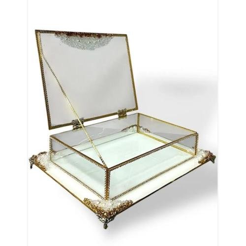 LÜX CAM KUTU ÇERÇEVELİ AYAKLI
