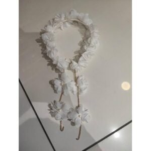 İncili Çiçekli Gelin Tacı