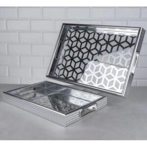 Lüks akrilik tepsi set nişan söz tepsisi