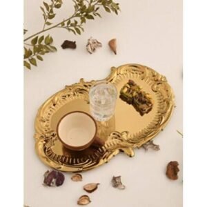 Lüks metal tepsi bulut model zeyve nişan