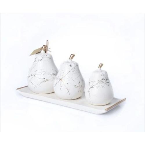 LÜX SERAMİK SET 3 LÜ ARMUT