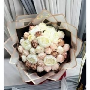 Söz nişan buketi lüks çiçek sunumu