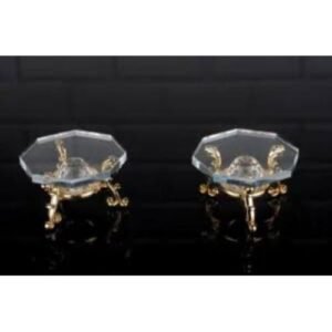 Sekizgen ayaklı yüzük yükseltici gold nişan sunum aksesuarı