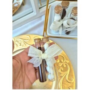 Söz nişan kına süsü şekerli kahveli fanus hediyelik