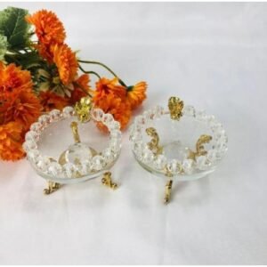 Yüzük yükseltici taşlı kuşlu pırıltılı nişan sunum aksesuarı