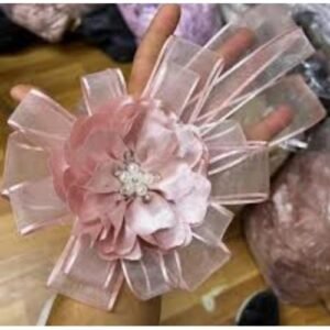 Çeyiz önü çiçek tül kurdele