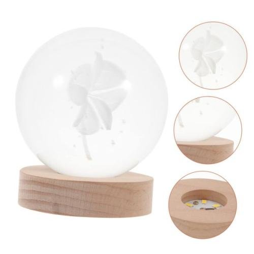 CAM KÜRE AHŞAP ELEKTİRİKLİ