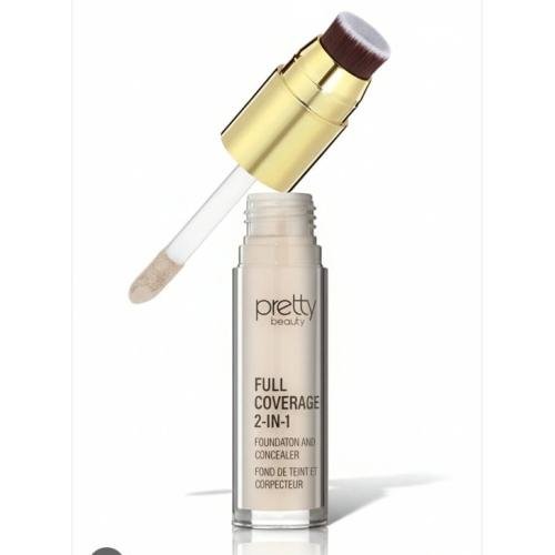 PRETTY BEAUTY FULL COVERAGE 2-İN-1 FONDÖTEN & KAPATICI CONCEALER 01