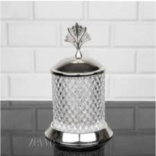 Zeyve lüks sunumluk kavanoz elmas camlı nişan şekerlik