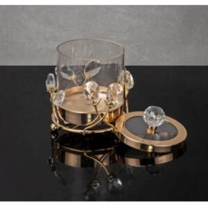 İri taşlı cam kavanoz büyük nişan şekerlik