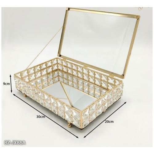 LÜX CAM KUTU ORTA BOY İRİ TAŞLI KOD:BZ-JX86 ZEYVE